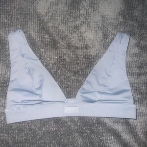 SKIMS Sky Blue Triangle Bralette